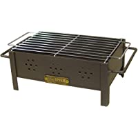 Imex El Zorro Barbacoa Sobremesa con Parrilla Cincada- Negro- 31x21x14 cm- 71431.0